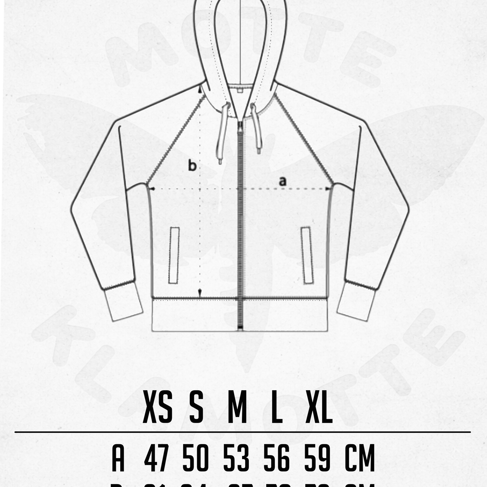 Motte logo zipper gray