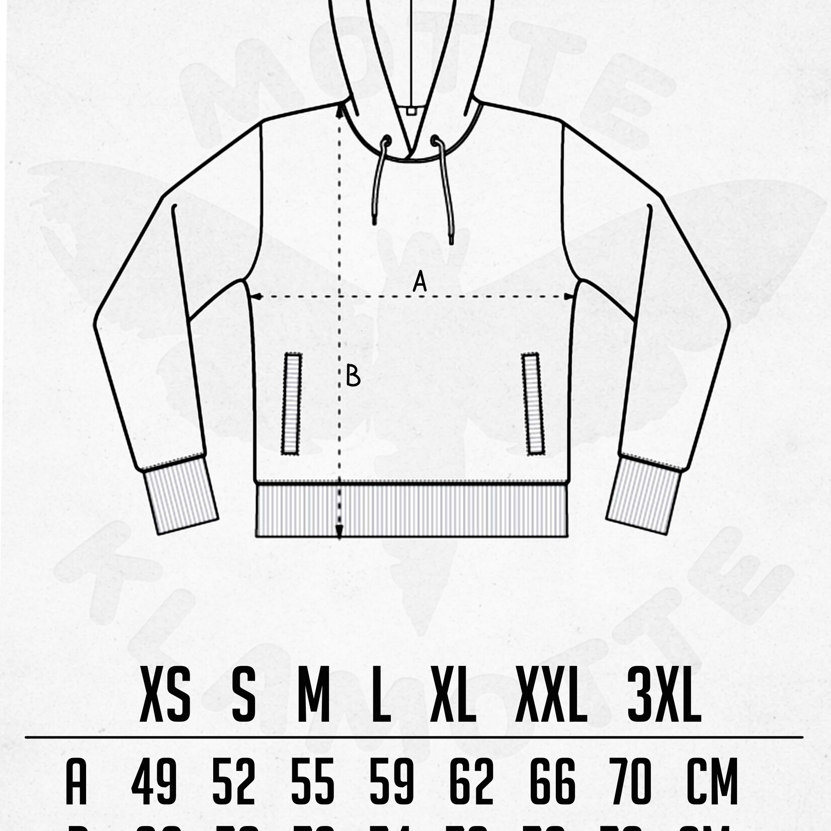 Motte Logo Hoodie - schwarz
