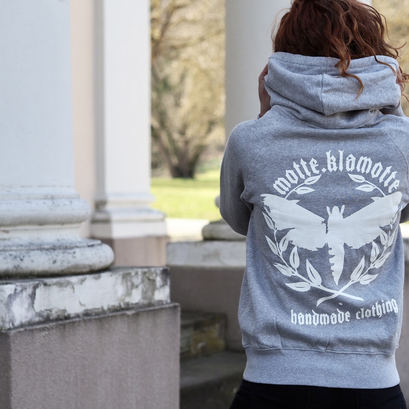 Motte Logo Zipper grau