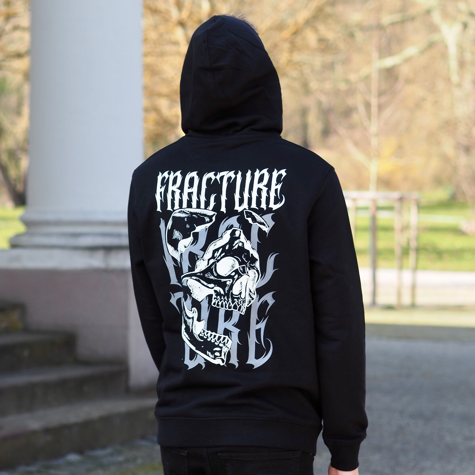 Fracture Hoodie schwarz
