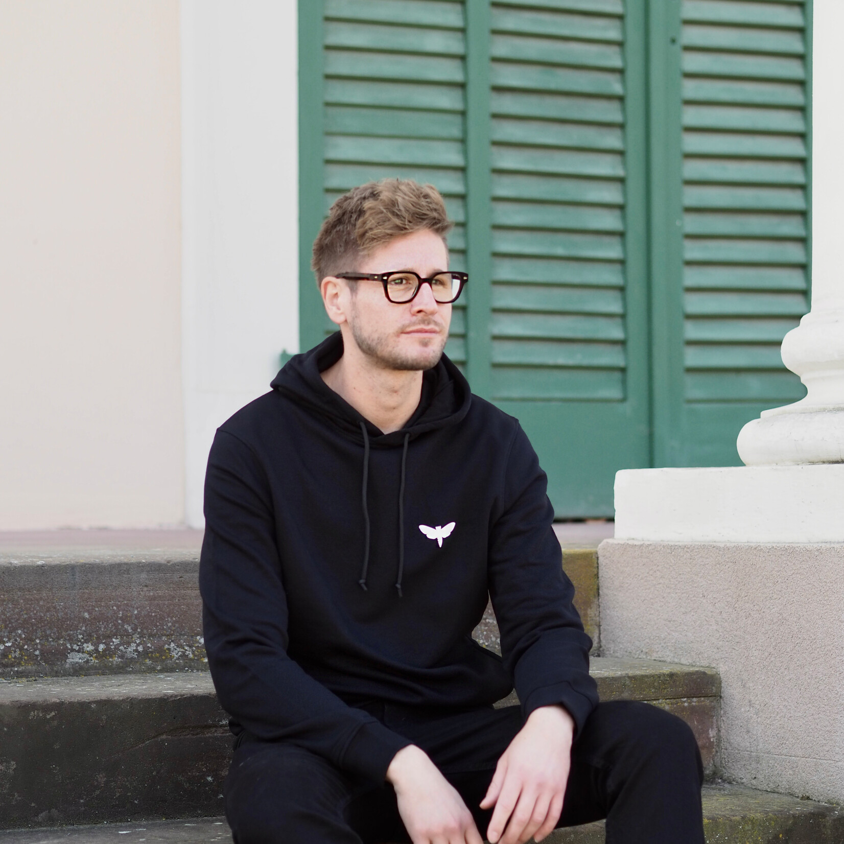 Fracture Hoodie schwarz