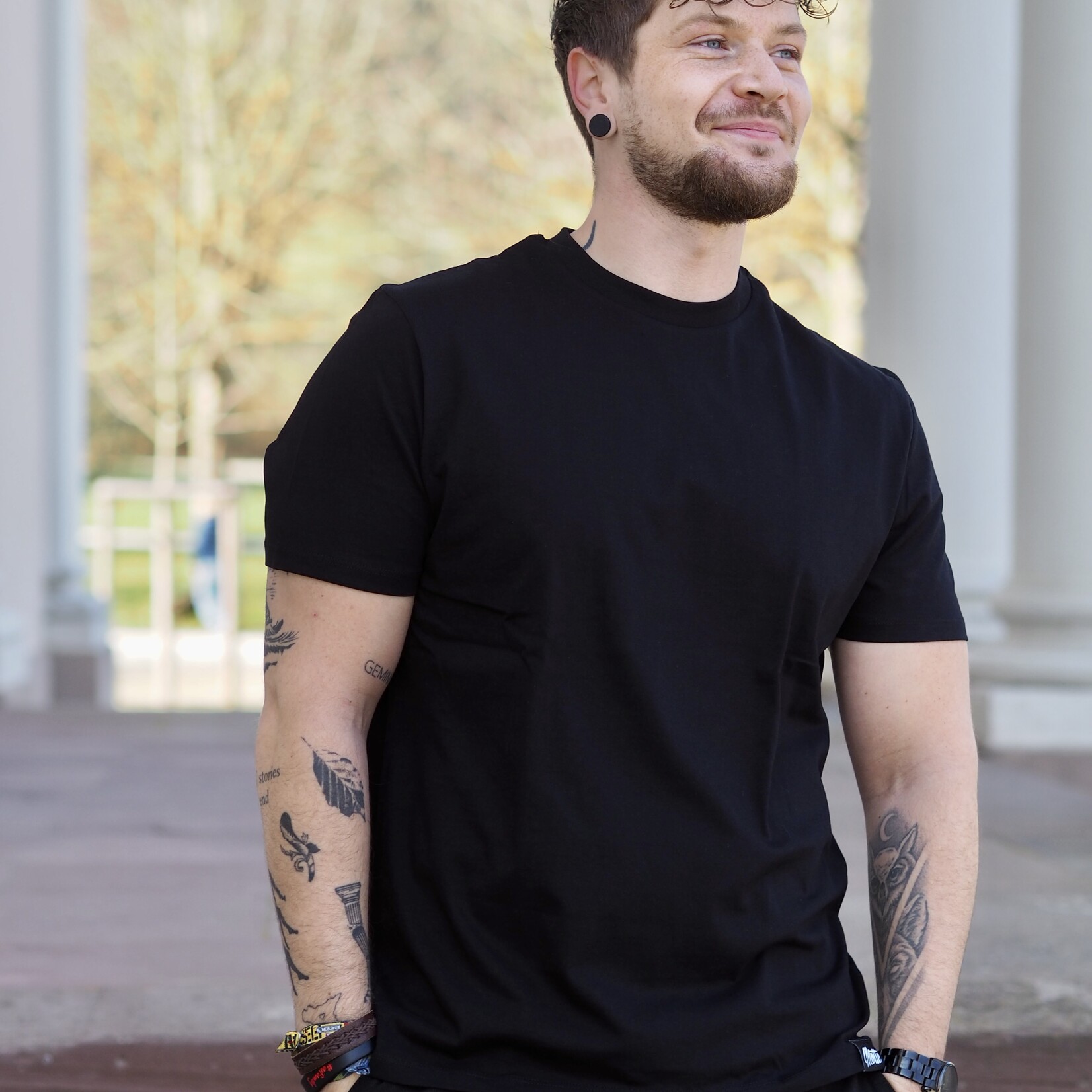 Fracture Heavy T-Shirt mit optionalem Brustprint