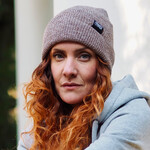 Motte – Beanie beige Melange Knit