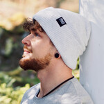 Motte Recycled Oversize Beanie - white