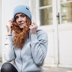 Motte Recycled Oversize Beanie -dusty blue