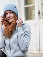 Motte Recycled Oversize Beanie -dusty blue