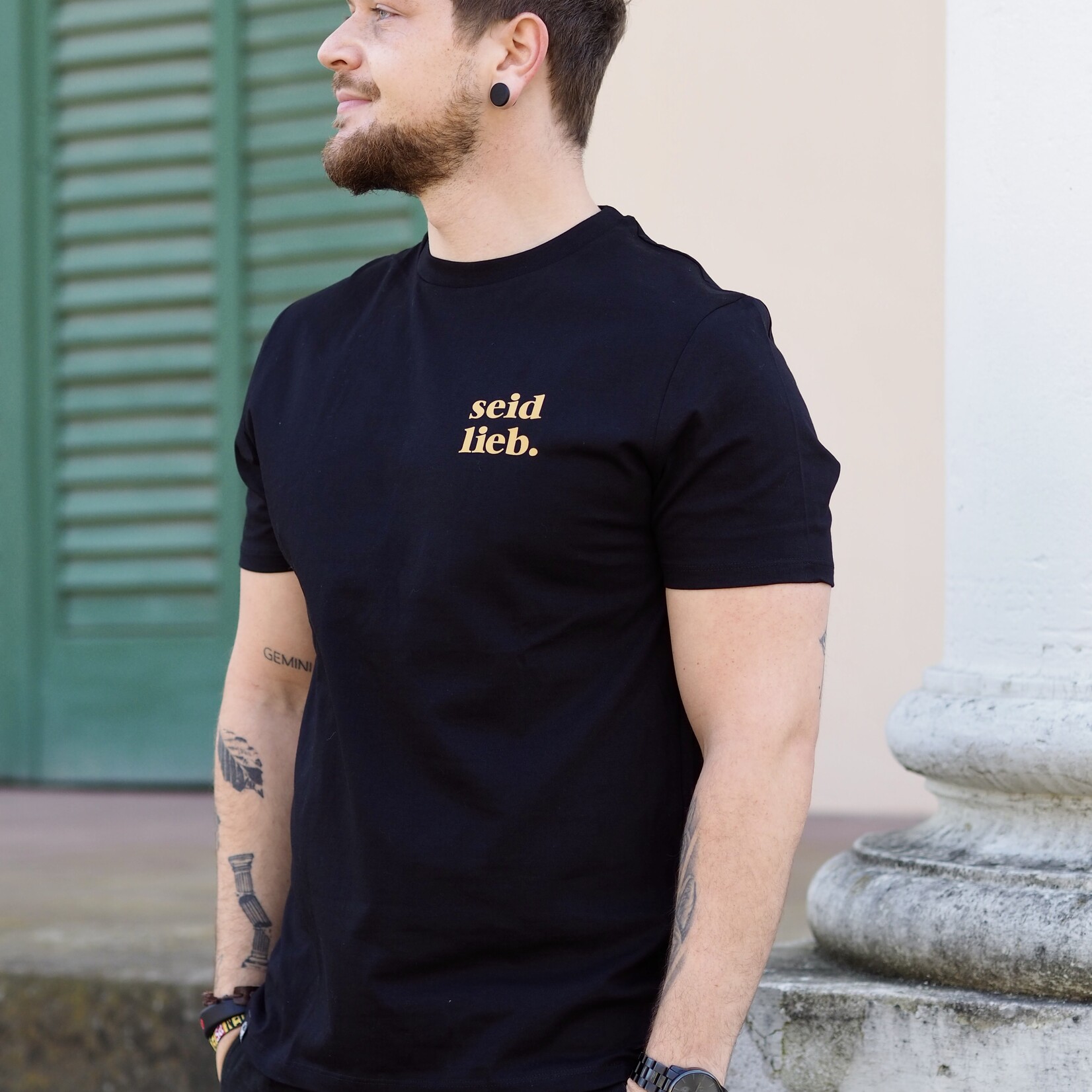 SOFT VALUES faires bio T-Shirt in schwarz
