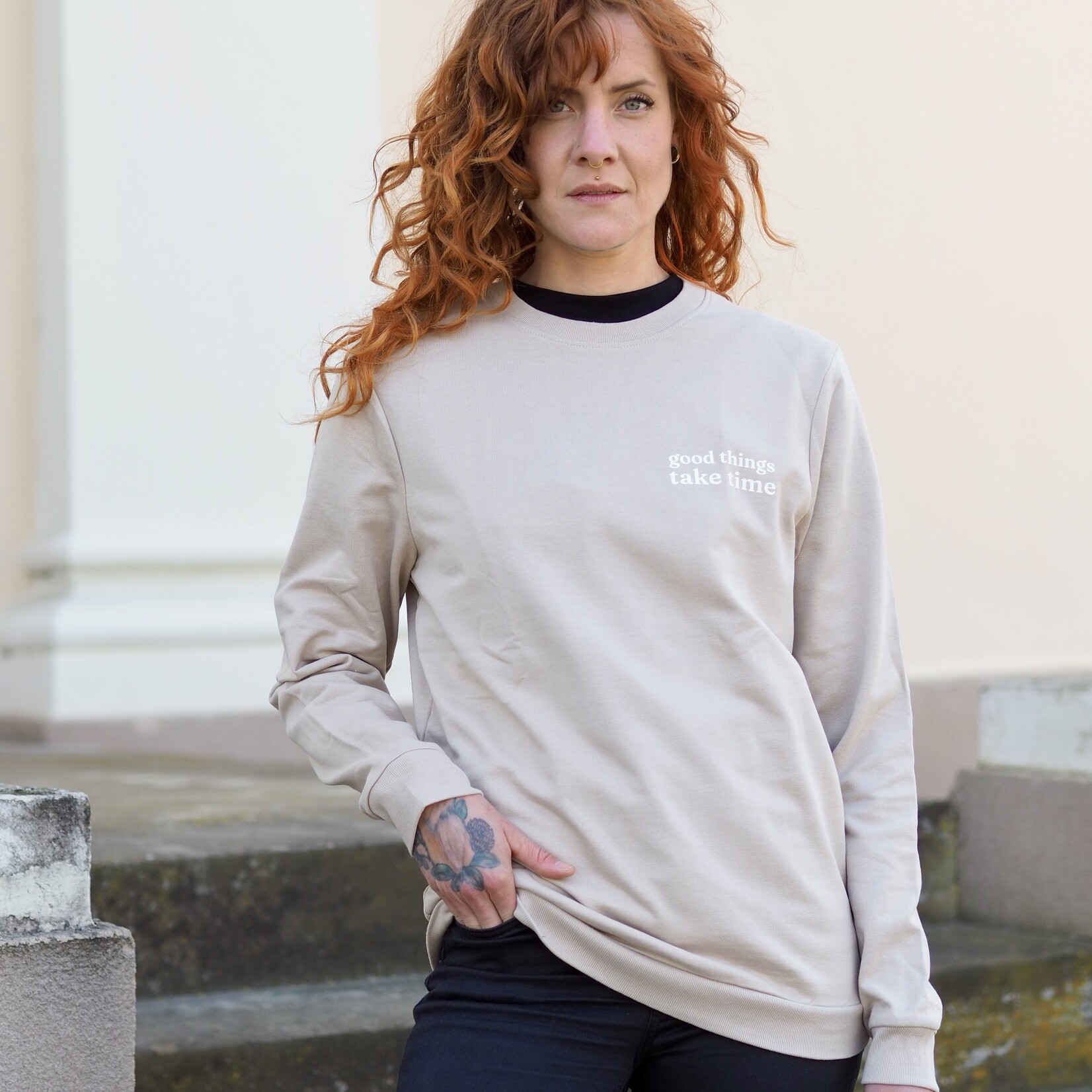 SOFT VALUES fairer bio Sweater im Sandton