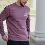 soft values Sweater in aubergine