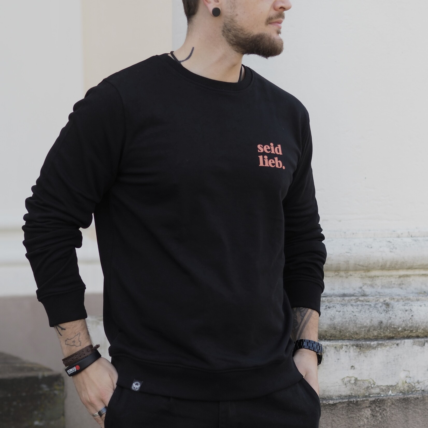 soft values sweater in black