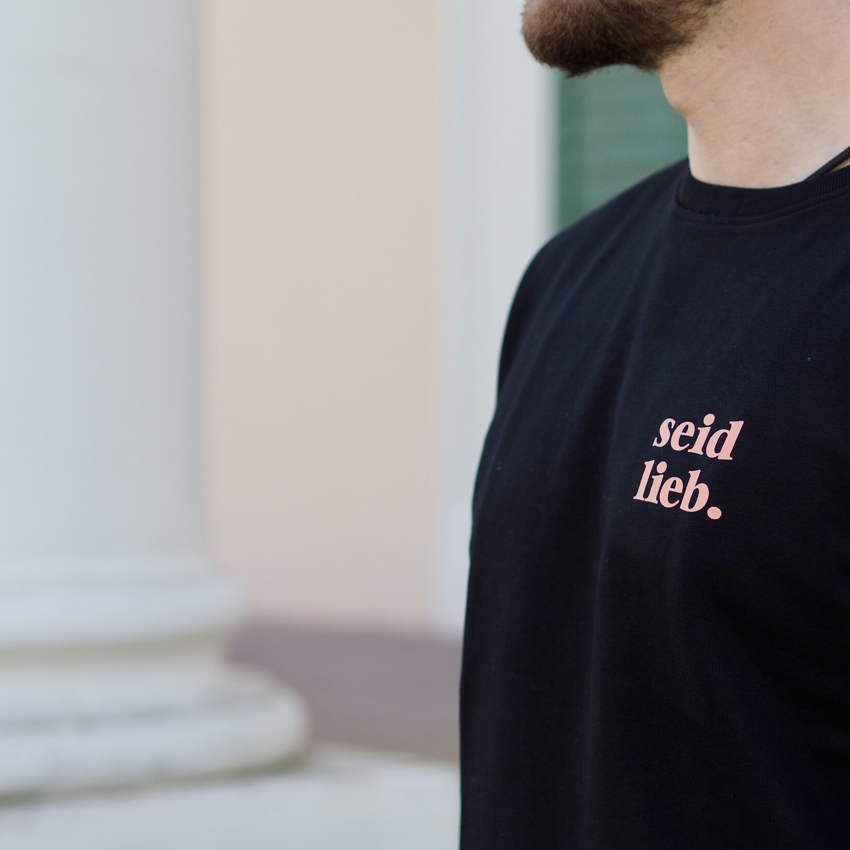 soft values sweater in black