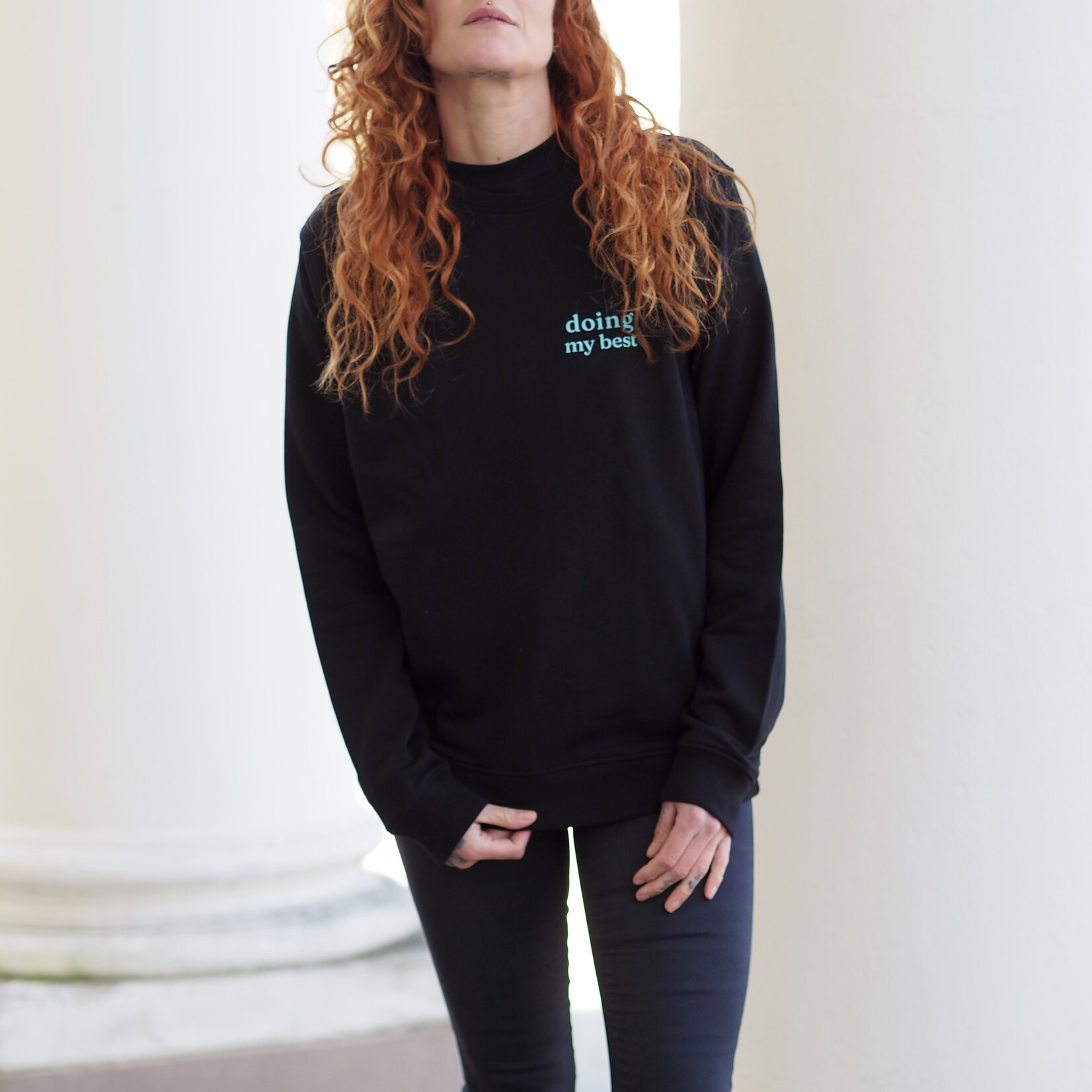 soft values sweater in black