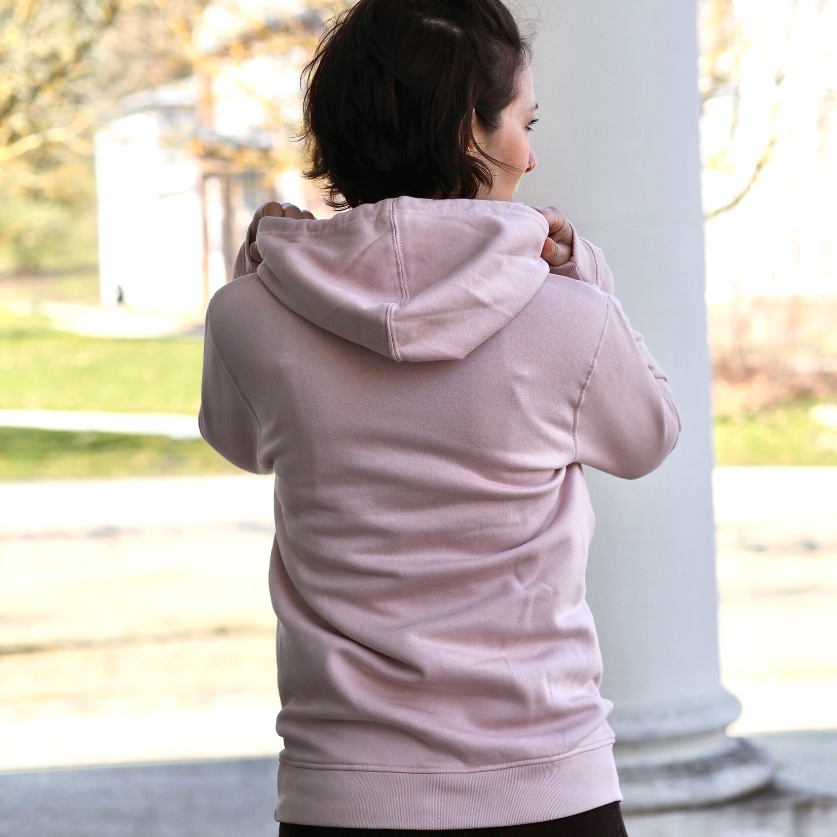 SOFT VALUES fairer bio Hoodie in rosa