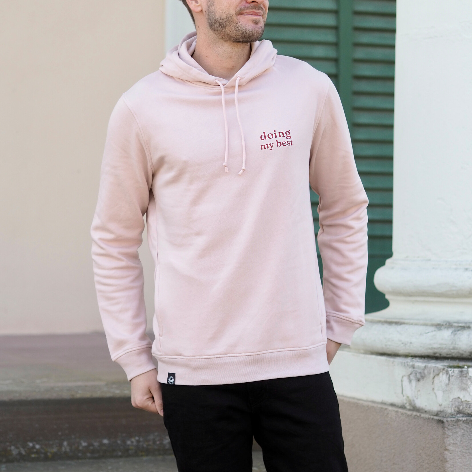 soft values Hoodie in rose