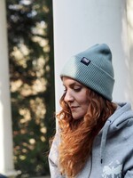 Motte Recycled Oversize Beanie -dusty green