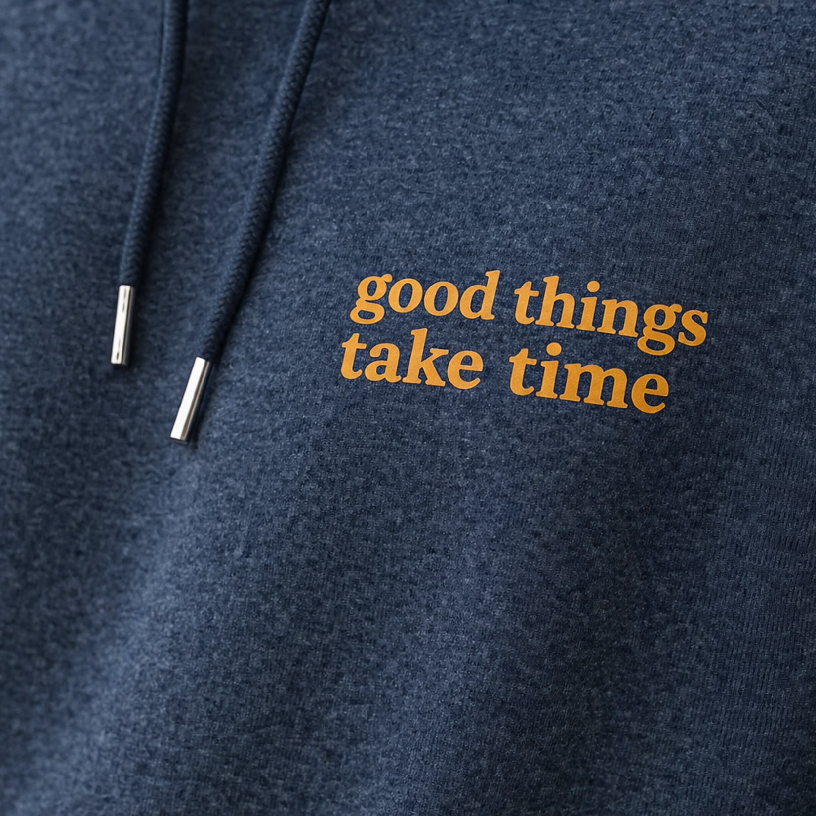 soft values Hoodie in anthrazid mottled