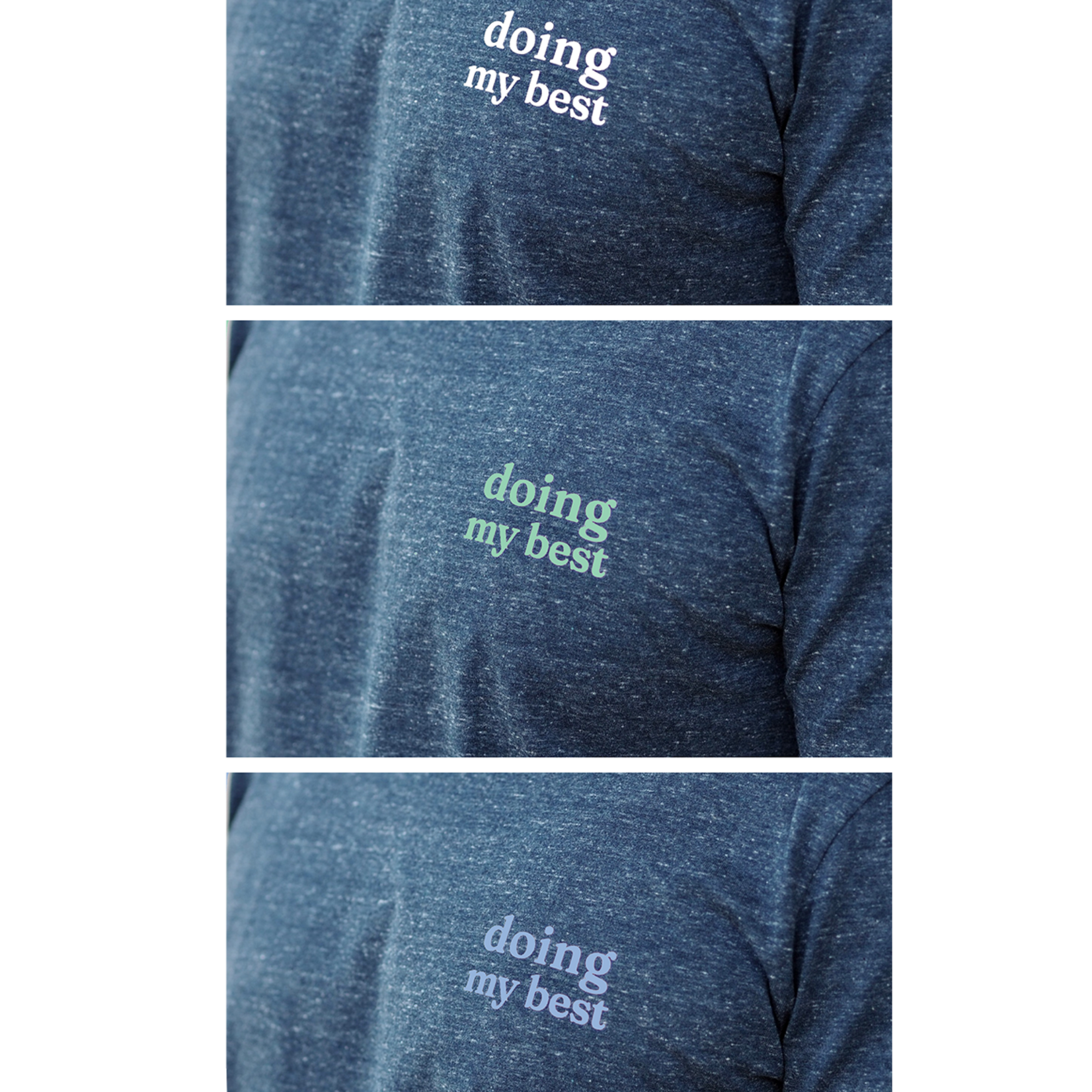 soft values T-Shirt navy