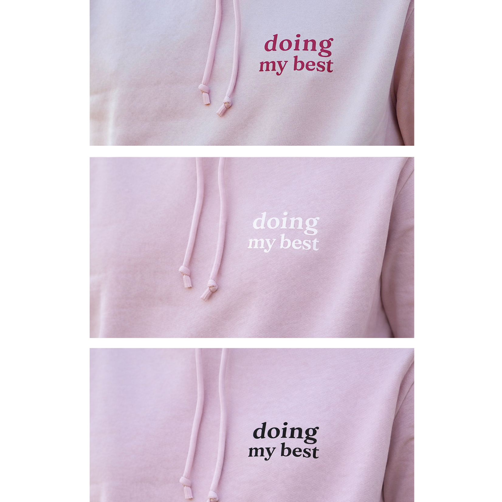 SOFT VALUES fairer bio Hoodie in rosa