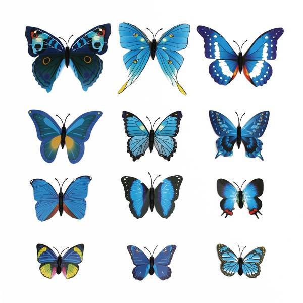 Js Decoratie Vlinders 3D Stickers Magneet js kopen in de aanbieding Js Decoratie Vlinders 3D Stickers Magneet js kopen in de aanbieding