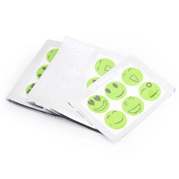 Js Anti Muggen Smiley Sticker js kopen in de aanbieding