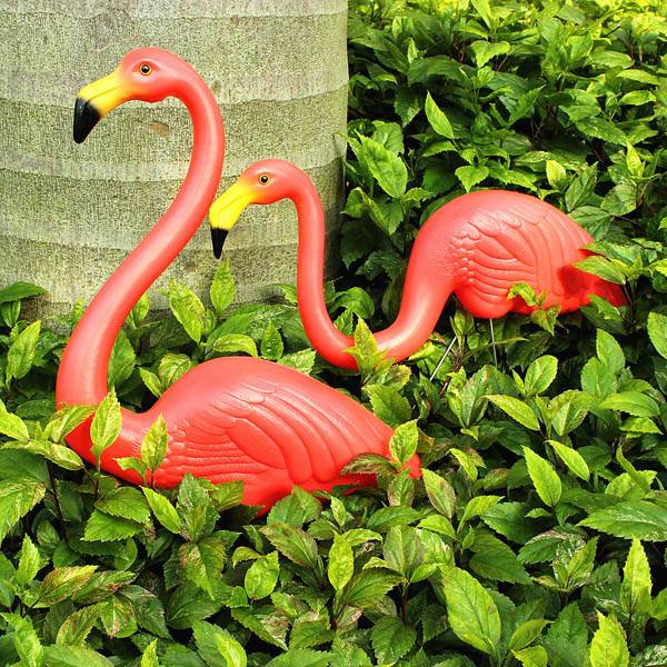 Js Flamingo Decoratie 2 Stuks js kopen in de aanbieding