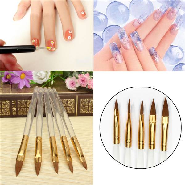 Js Transparante Nail Art Penselen 5 Stuks js kopen in de aanbieding Js Transparante Nail Art Penselen 5 Stuks js kopen in de aanbieding