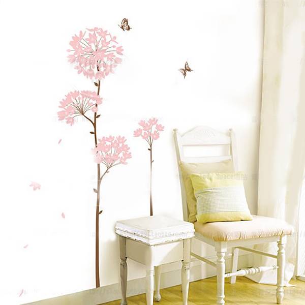 Js Supply Muursticker Roze Bloemen js supply kopen in de aanbieding