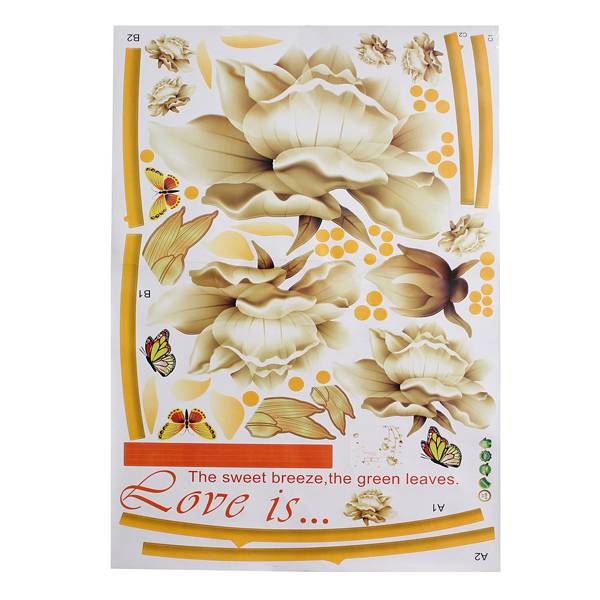 Js Supply Gouden Lotus Wandsticker js supply kopen in de aanbieding Js Supply Gouden Lotus Wandsticker js supply kopen in de aanbieding