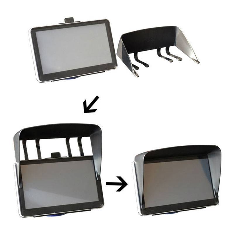 Myxl 7 Inch Auto Gps Zonnescherm Shield Vizier Anti Glare Universele myxl kopen in de aanbieding