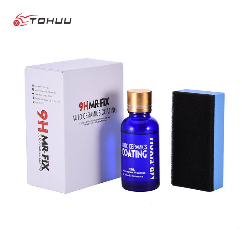 Tohuu Car Glass Polishing Compound Ceramic Coating Anti Scratch Easy To Use  Mirror Paint Protection Car Kit 50ML Ceramic Coating With Sponge. workable  