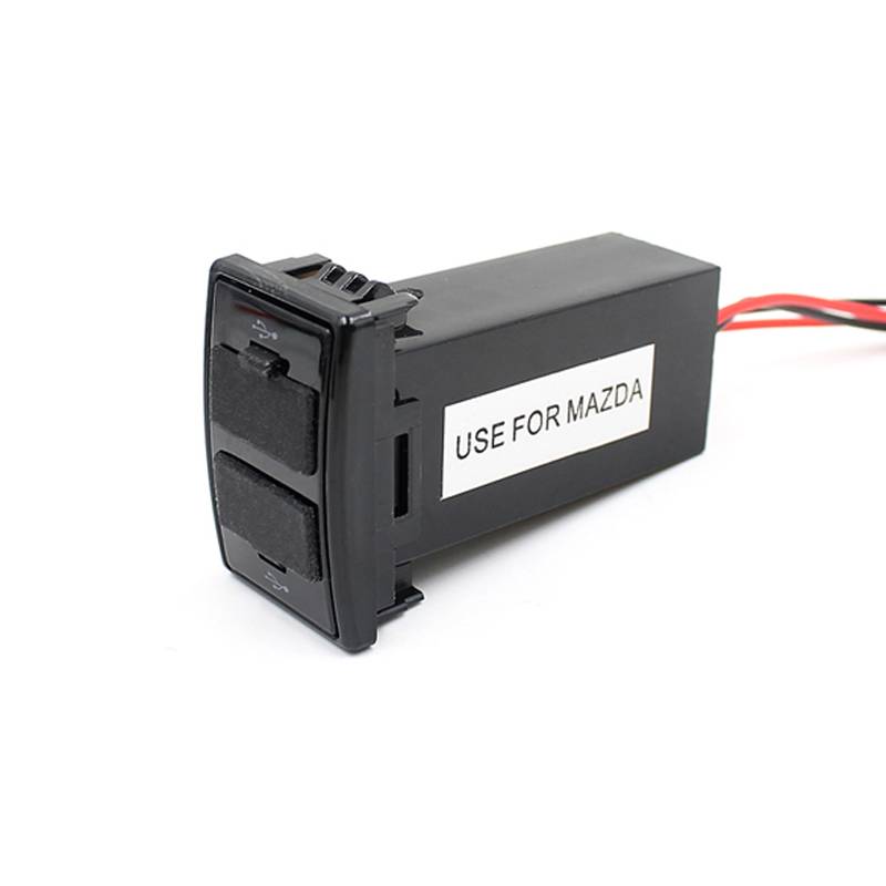 Myxl Dual Usb Autolader Adapter Dashboard Mount Snelle Socket Voor Mazda 5 V 21A myxl kopen in de aanbieding