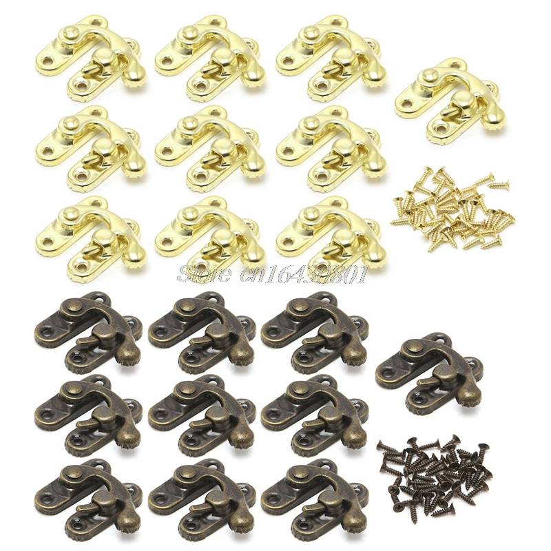 Myxl 10X Antieke Metalen Vangst Gebogen Gesp Hoorn Lock Sluiting Haak Sieraden Doos Hangslot S018Y myxl kopen in de aanbieding Myxl 10X Antieke Metalen Vangst Gebogen Gesp Hoorn Lock Sluiting Haak Sieraden Doos Hangslot S018Y myxl kopen in de aanbieding