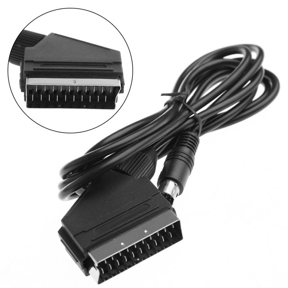 Myxl Zwart 18 M6Ft Scart Av Tv Video Kabel Lood Voor Sega Saturn Ntsc En Pal Versie myxl kopen in de aanbieding Myxl Zwart 18 M6Ft Scart Av Tv Video Kabel Lood Voor Sega Saturn Ntsc En Pal Versie myxl kopen in de aanbieding
