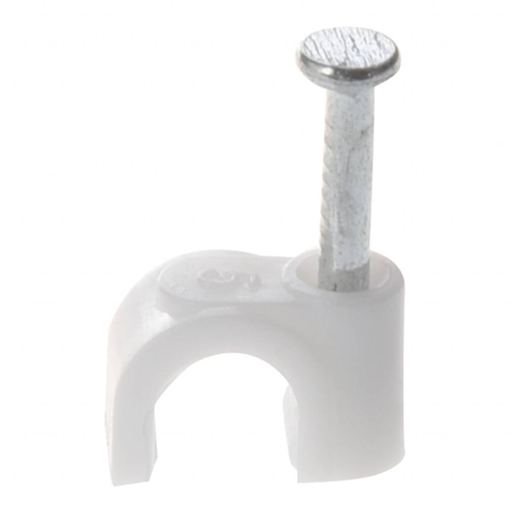 Myxl 60 Stks Wall Mount 5Mm Dia Elektrische Kabel Cirkel Nail Clips Fasteners myxl kopen in de aanbieding