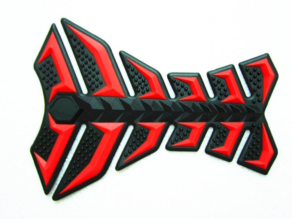 Myxl 3D Rubber Sticker Motorfiets Brandstof Gas Tank Pads Cover Protector Decals Rode myxl kopen in de aanbieding