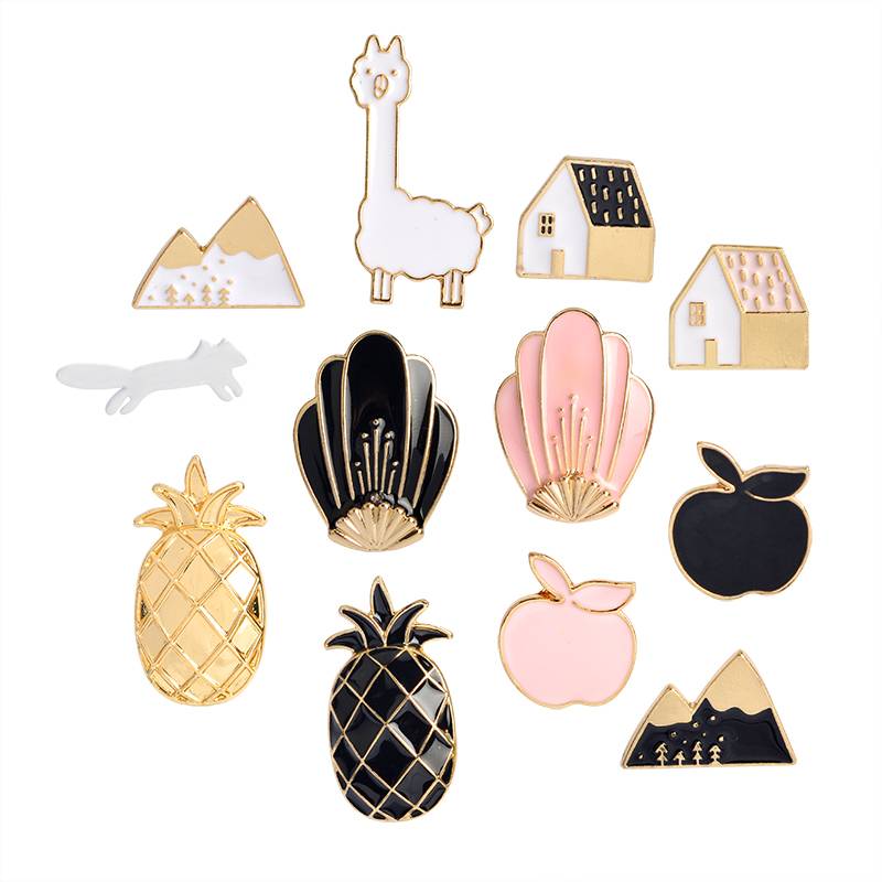 Myxl 12 Stksset Sneeuw Berg Apple Ananas Huis Shell Schapen Fox Broche Pin Vrouwen Mannen Shirt Jasje Badge Pins Mode Sieraden myxl kopen in de aanbieding Myxl 12 Stksset Sneeuw Berg Apple Ananas Huis Shell Schapen Fox Broche Pin Vrouwen Mannen Shirt Jasje Badge Pins Mode Sieraden myxl kopen in de aanbieding