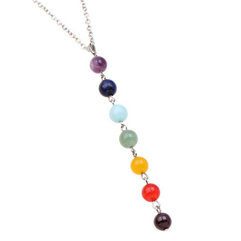 Myxl 7 Chakra Edelsteen Kralen Hanger Ketting Vrouwen Yoga Reiki Healing Balancing Kettingen Charmes Sieraden Best myxl kopen in de aanbieding Myxl 7 Chakra Edelsteen Kralen Hanger Ketting Vrouwen Yoga Reiki Healing Balancing Kettingen Charmes Sieraden Best myxl kopen in de aanbieding