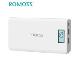Originele ROMOSS 20000 mAh Power Bank Sense 6 Plus Externe Batterij Powerbank Backup Power Dual USB voor Samsung & iPhone