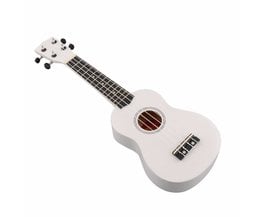 21 inch uke ukulele ukelele mahalo wit 4 string art geschenken sopraan muziek gitaar instrument voor beginners gitarist