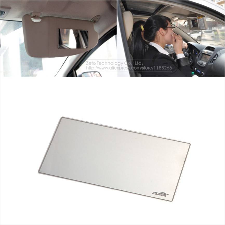 Myxl 15X8 Cm Auto Make Spiegel Zonwering Rvs Cosmetische Interieur myxl kopen in de aanbieding