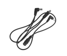 Vitoos 3 Manieren Elektrode Daisy Chain Harness Kabel Koperdraad voor Gitaar Effecten Voeding Adapter Splitter black