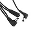 SYDS-Vitoos 3 Manieren Elektrode Chain Harness Kabel Koperdraad voor Gitaar Effecten Voeding Adapter Splitter black