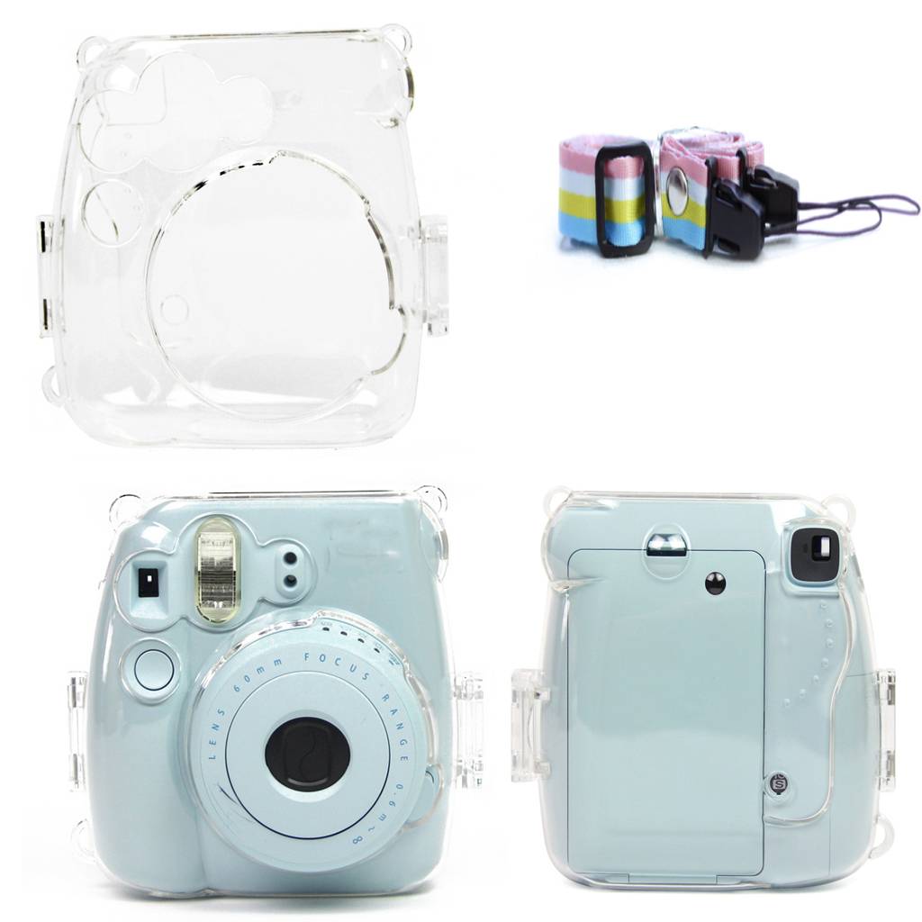 Myxl Clear Hard Case Protector Cover Voor Fujifilm Instax Mini 89 Met Strap Camera myxl kopen in de aanbieding