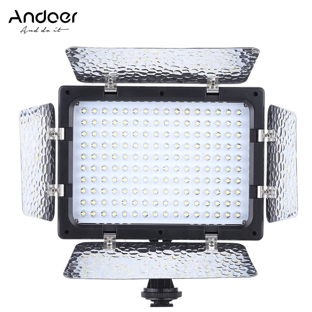 Myxl Andoer W160 Led Video Licht 6000 K 160 Leds Camera Voor Canon Nikon Pentax Sony Alpha Olympus Fujifilm Dslr Dv Camcorder myxl kopen in de aanbieding Myxl Andoer W160 Led Video Licht 6000 K 160 Leds Camera Voor Canon Nikon Pentax Sony Alpha Olympus Fujifilm Dslr Dv Camcorder myxl kopen in de aanbieding