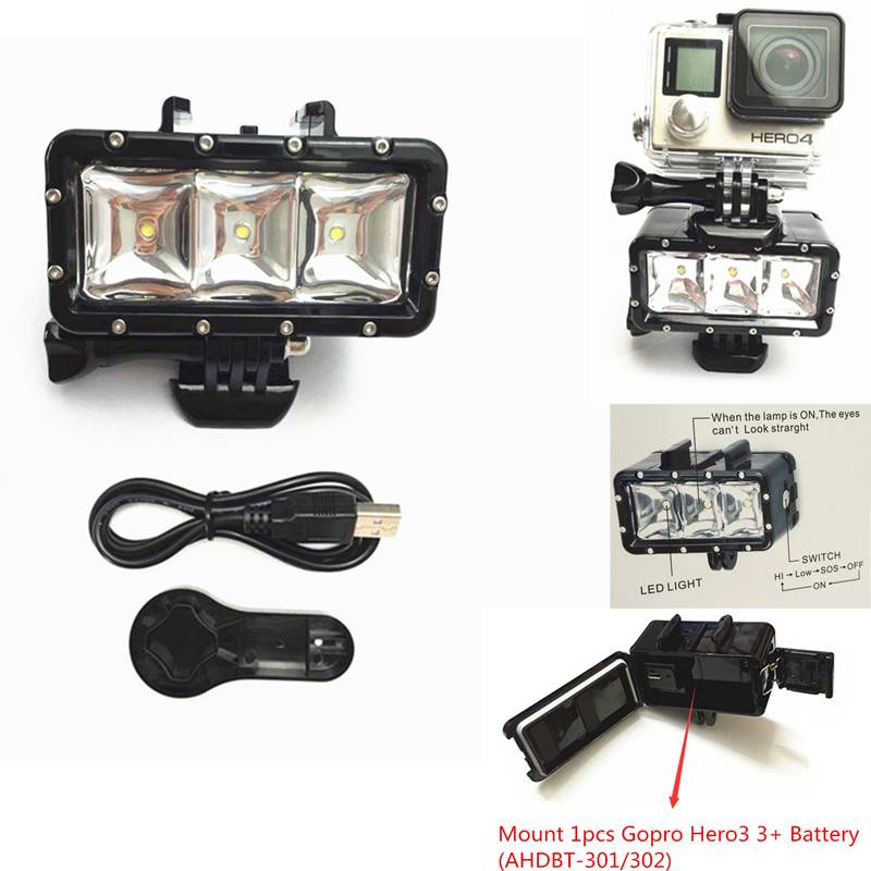 Myxl 2017Accessoires Onderwater Licht Duiken Waterdichte Led Voor Gopro Hero 5 4 3 3 Camera Ahdbt 301302 Batterij myxl kopen in de aanbieding Myxl 2017Accessoires Onderwater Licht Duiken Waterdichte Led Voor Gopro Hero 5 4 3 3 Camera Ahdbt 301302 Batterij myxl kopen in de aanbieding