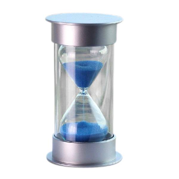 Myxl Plastic Crystal Zandloper 10 Minuten Zand Klok Decoratie Timer Blauw myxl kopen in de aanbieding