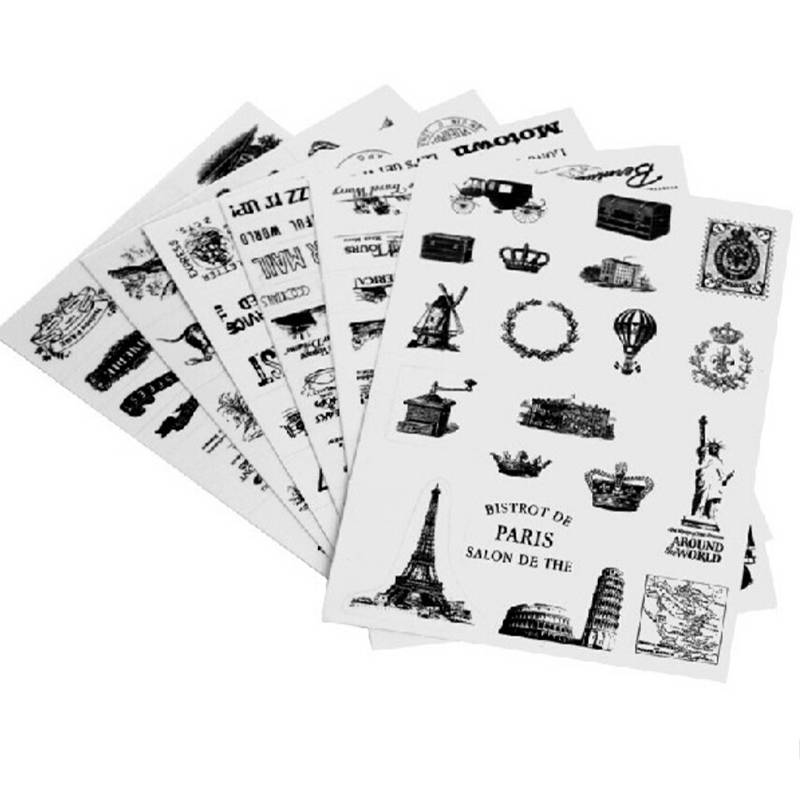 Myxl 6 Sheet Dagboek Decoratie Scrapbooking Stickers Notebook Fotoalbum Kalender Memo myxl kopen in de aanbieding