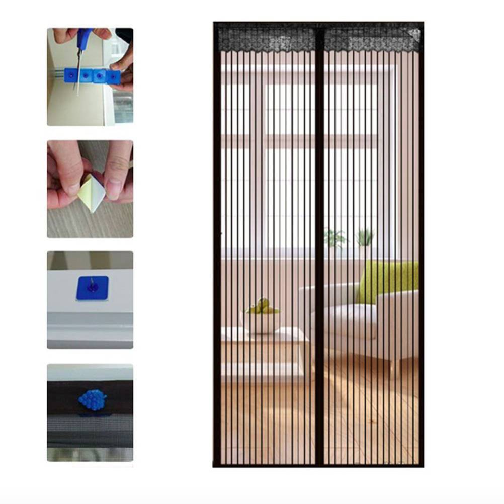 Myxl 90 210 Cm Magnetische Gaas Deur Zelfsluitende Gordijn Voor Huishoudelijke Anti Insecten Zwart myxl kopen in de aanbieding Myxl 90 210 Cm Magnetische Gaas Deur Zelfsluitende Gordijn Voor Huishoudelijke Anti Insecten Zwart myxl kopen in de aanbieding