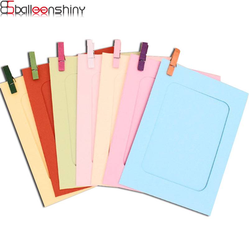 Myxl Balleenshiny 7 Stksset 6 Inch Snoep Kleur Papier Fotolijst Voor Foto Met Clipsdiy Hangging Muur Decor myxl kopen in de aanbieding Myxl Balleenshiny 7 Stksset 6 Inch Snoep Kleur Papier Fotolijst Voor Foto Met Clipsdiy Hangging Muur Decor myxl kopen in de aanbieding