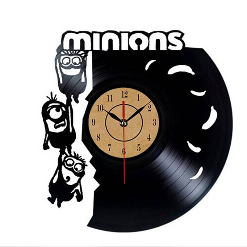 Myxl 2018Zwarte Vinyl Record Klok Creatieve Ontwerp Minions Cd Wandklok Antieke Woondecoratie myxl kopen in de aanbieding Myxl 2018Zwarte Vinyl Record Klok Creatieve Ontwerp Minions Cd Wandklok Antieke Woondecoratie myxl kopen in de aanbieding